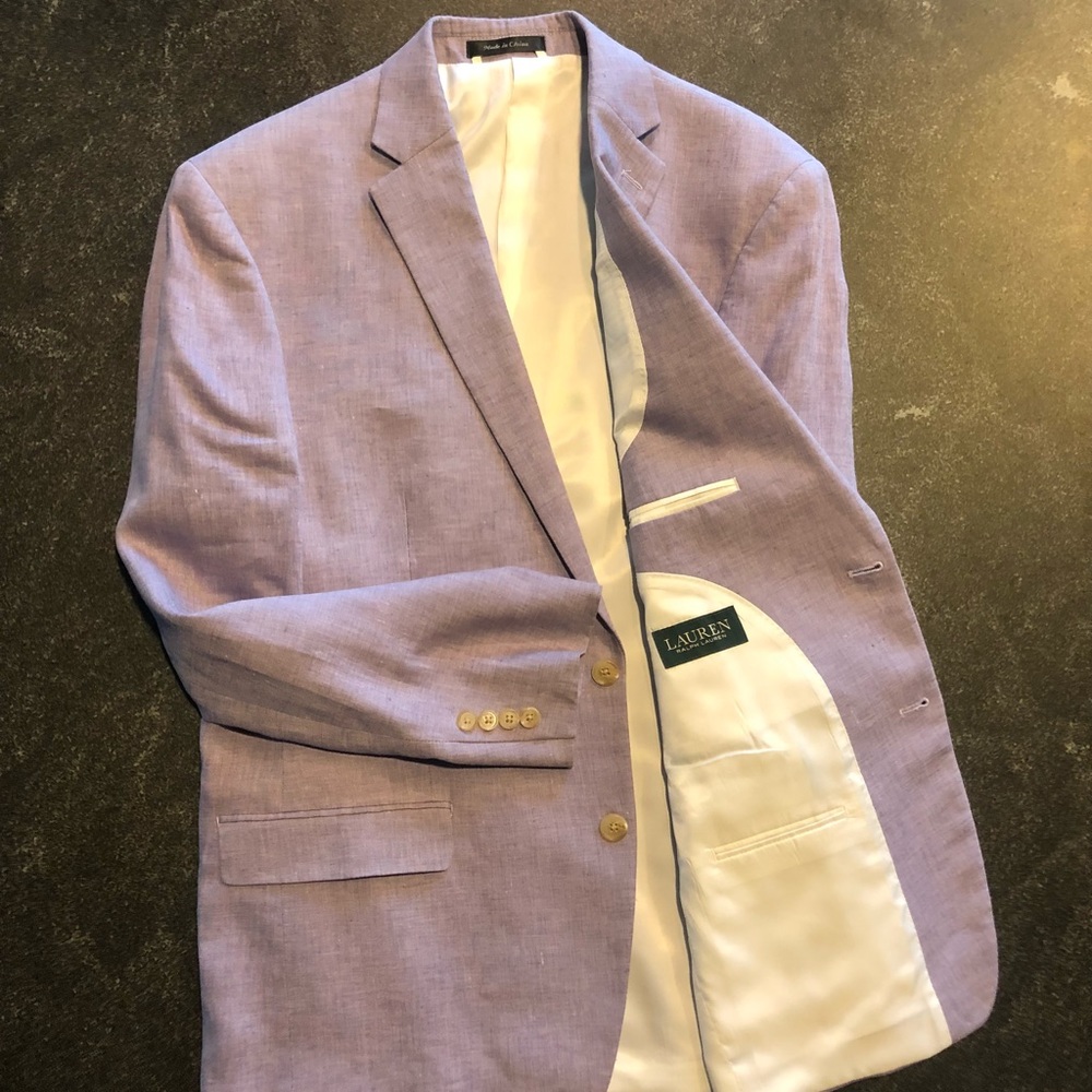 Mens Ralph Lauren Linen Blazer